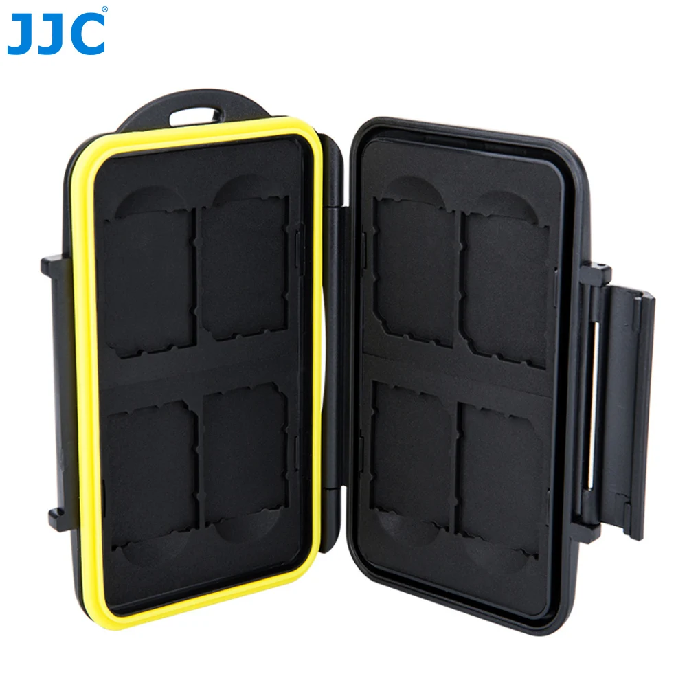 Футляр для карт памяти JJC 8 x SD компактный жесткий водонепроницаемый футляр|camera