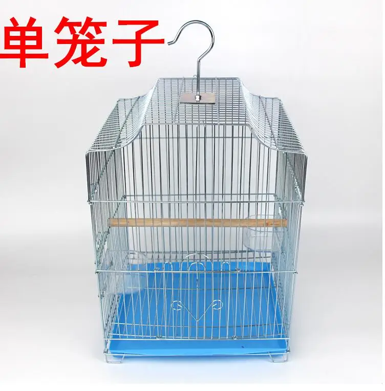 Title 4, 1PCS budgerigar bird cage large stainless steel...