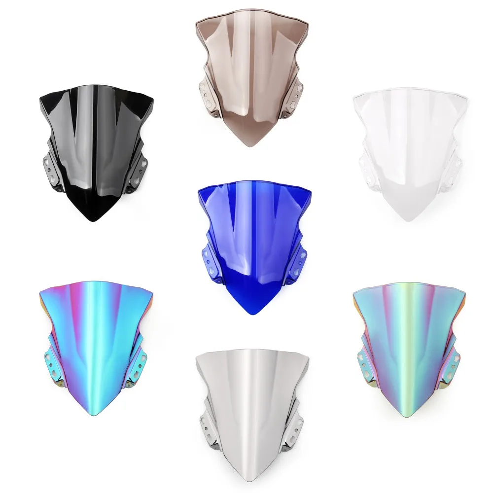 

Areyourshop Motorcycle Wind Shield Windshield Windscreen For Kawasaki Ninja 250SL 2014-2017 Motor Fashion Styling Covers