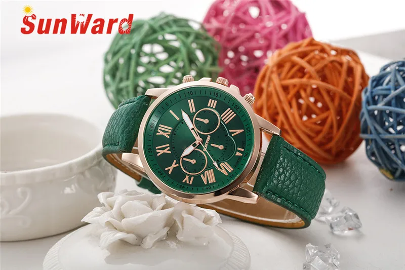 Relogio femini Geneva Watch font b Women b font Watches Mujer Dropship 2017 Casual Roman Numerals