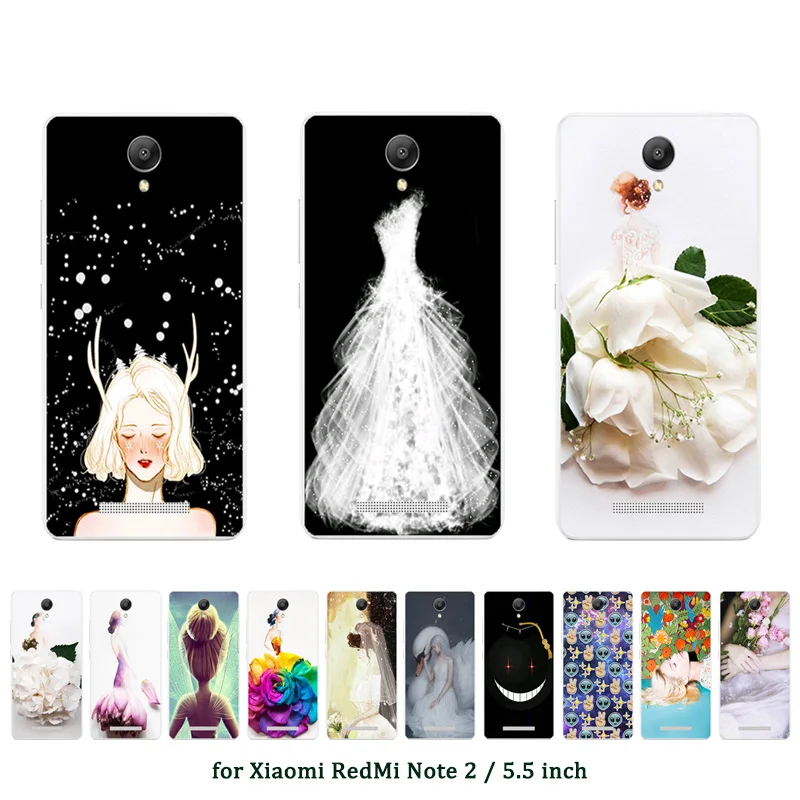 

For Xiaomi Redmi Note 2 Case 5.5'' Cover Silicone Bags Fundas Coque Marriage Printed Shell For Redmi Note 2 Phone Cases Note2