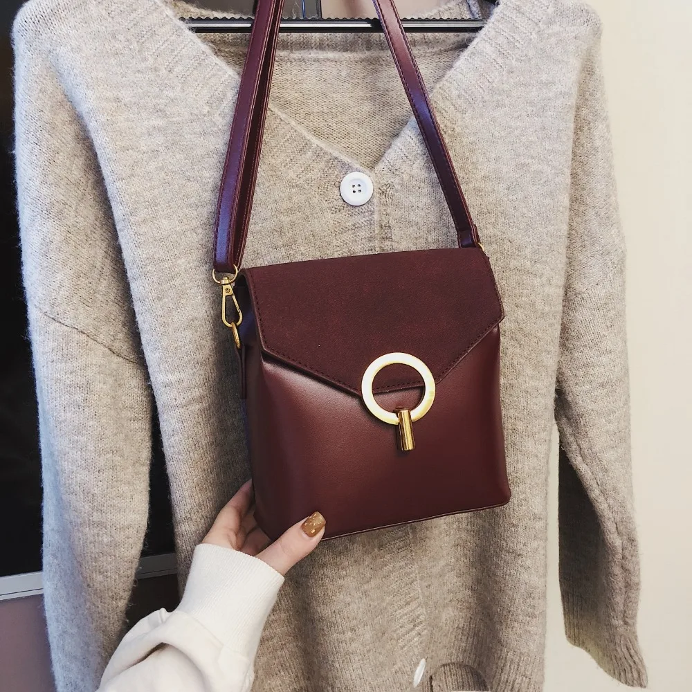 

Suede Leather Crossbody Bags Sac a Main Femme For Women 2019 Small Shoulder Bags Ladies Mini Handbags and Purses Solid Color