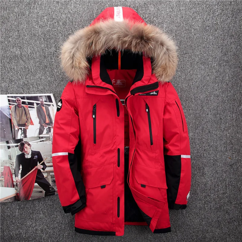 brand winter men's down jacket,keep warm waterproof have plus size 3xl size men outwear winter