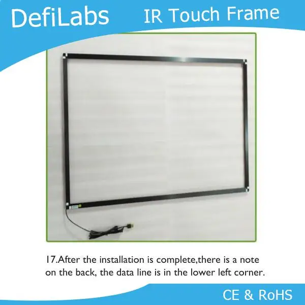

DefiLabs UD VERSION 10 points 37" IR Touch Screen panel overlay