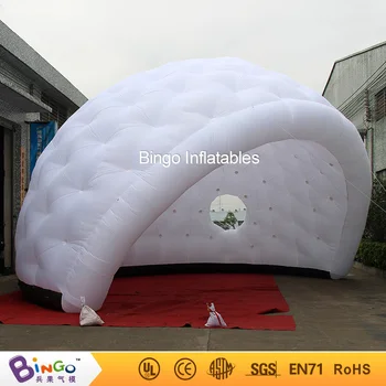 

8m big white igloo tent inflatable golf shape shelter tent with 2 transparent windows for events/promotion BG-A1060-2 toytent