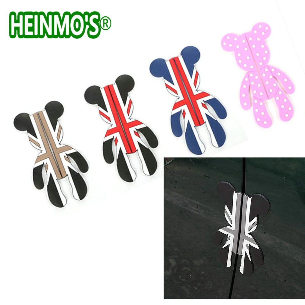 For Mini Cooper S Countryman Clubman R55 R56 R57 R58 R59 R60 R61 F54 F55 F56 F60 Violent Bear Car Stickers  Anti-collision Strip (10)