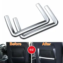 2PCS/PAIR Interior Front Seat Back Rear Storage Net Cover Trim Strip Decoration For 2015 Discovery Sport Car Styling Covers