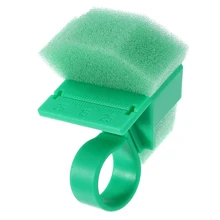 Зеленый Стоматологическая Гибкая линейка держатель Autoclavable стандартный пластик Endo чистый измерительный палец кольцо Wtih губка Стоматологическая Продукция