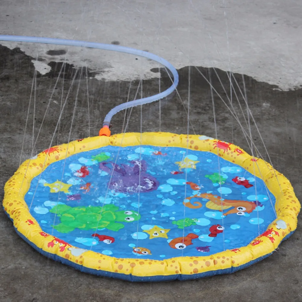 High-Quality-PVC-100cm-Garden-Sprinkle-Splash-Play-Mat-Water-Spray-Toy-Kids-Baby-Pool-Pad (2)