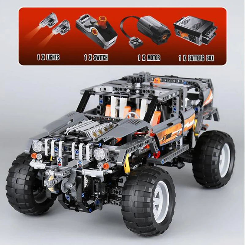 

20030 Technic Technology Ultimate Series Off-Roader blocks MOC Super SUV 8297 Assembled Building Block Toys brinquedos