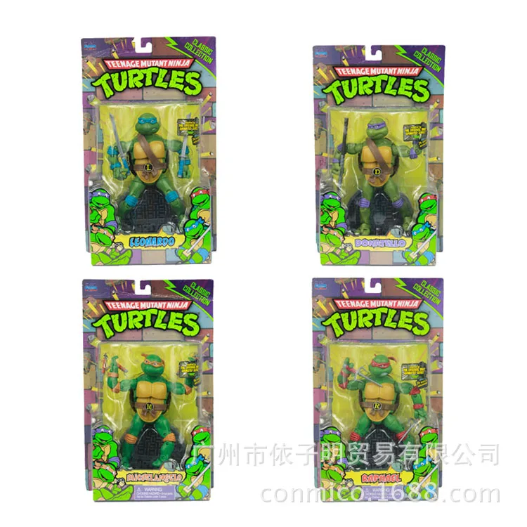 

Teenage mutant ninja turtles 4 pcs/set 17 cm boxed PVC action figures toy TMNT collection model toy