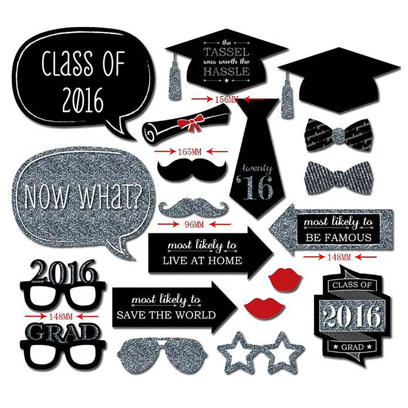 New Design Pcs Set Colorful Fun Lip Graduation Decoration Photo Booth Props Graduation Party Decoration Diy Party Supplies Supplies Party Pcs Setparty Supplies Set Aliexpress