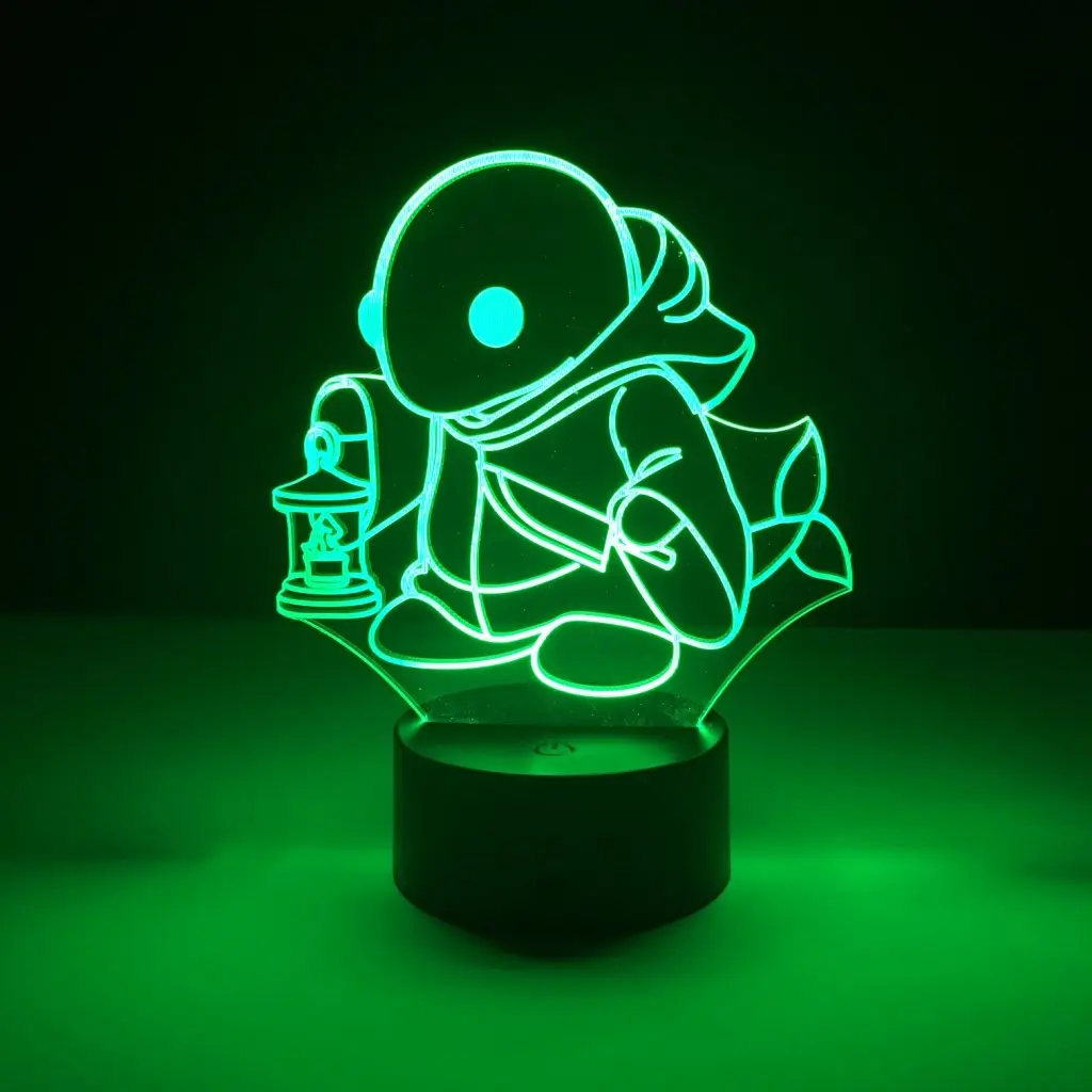 Luz para o Quarto Criança Nighlight Tonberry Jogo Final Fantasia Noite Decoração Menino Luz Melhor Presente 3d Lâmpada Tartaruga Led 12 Criança led nighlight tonberry jogo final fantasia