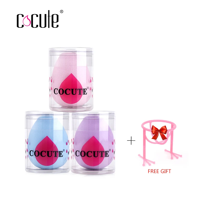 

Buy 3 Get 1 Gift Makeup Sponge High Quality Smooth Powder Beauty Cosmetic Puff Grow Bigger in Water Lovely Display Stand Holder
