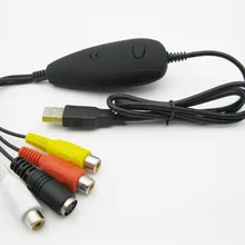 USB 2,0 видеозахвата HD видео конвертер рекордер преобразования аналогового видео аудио в цифровой формат для Windows 7 8 10