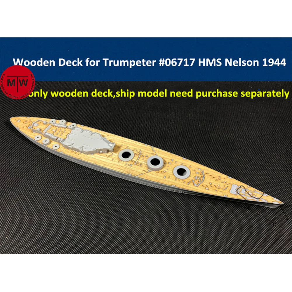 1/700 весы деревянный колоды для Трубач 06717 HMS Нельсон 1944 модель броненосца комплект