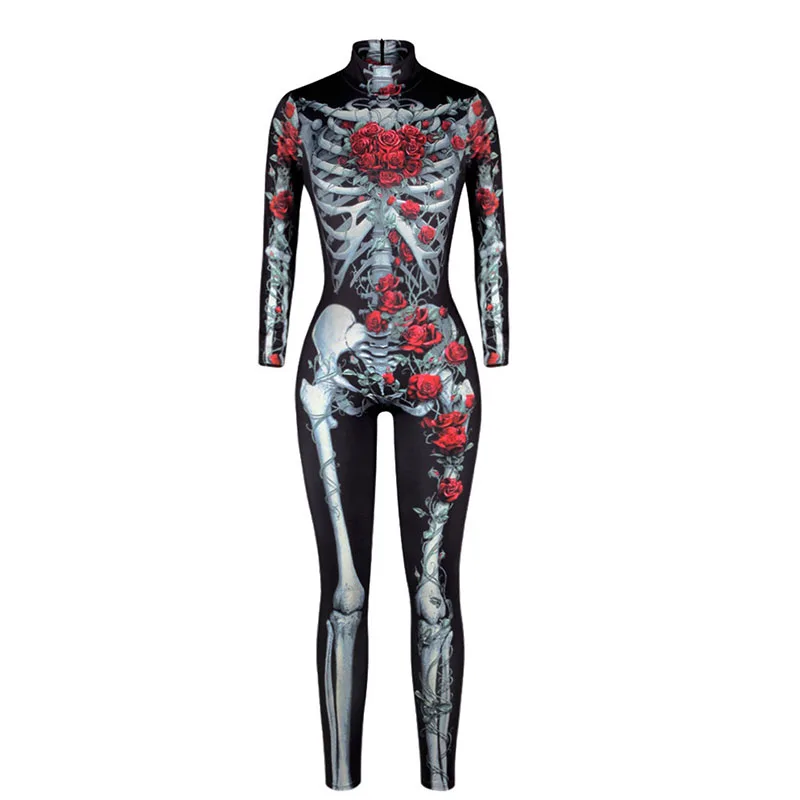 ladies skeleton jumpsuit