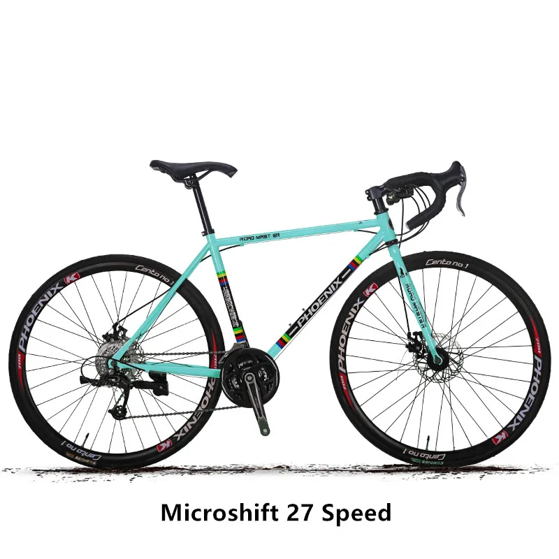 Бренд дорожный велосипед Углеродистая стальная рама 21/27 скорость микропереключения/SHIMAN0 Shift Велоспорт Спорт на открытом воздухе Bicicleta