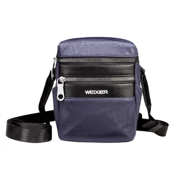 

Aelicy Men Diagonal Mini Shoulder Multi-Function Mobile Phone Bag Outdoor Sports Bag Large Capacity High Quality Simple Wild Bag