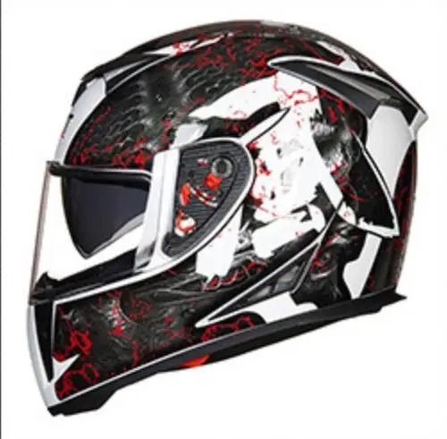 GXT мотоциклетный шлем Casco Moto Double Viso Moto шлемы полное лицо для верховой езды мотокросс шлем Capacete Motociclista для мужчин - Цвет: A13