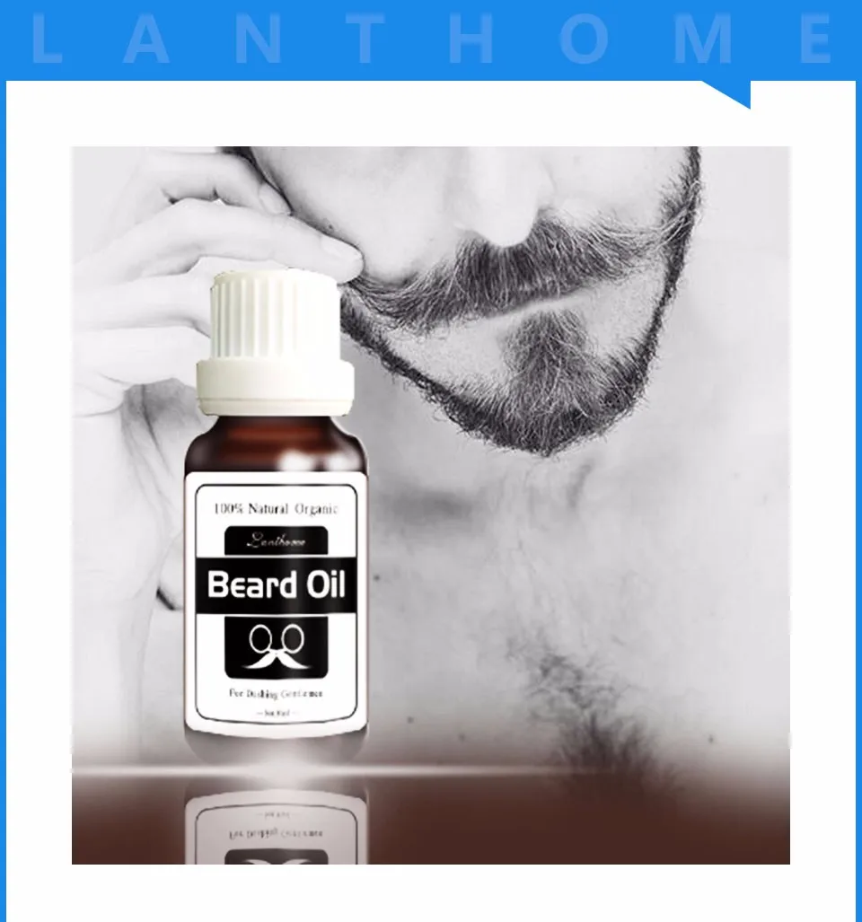 Pansly натуральный мужской органический бальзам для бороды, масло для роста бороды, воск для усов, Аромат растения, увлажняющие средства для ухода за бородой