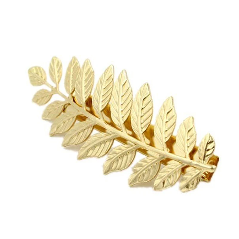 LNRRABC модная женская шпилька для волос в виде листа золотого цвета заколки для волос аксессуары для волос ювелирные изделия заколка для волос cheveux haarspelden