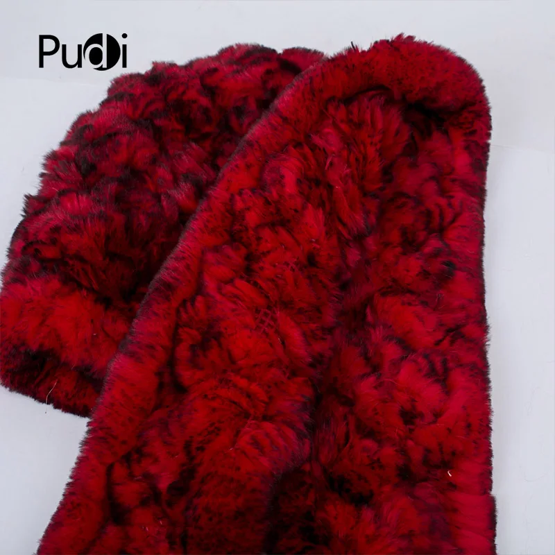 Pudi HF7051, женские зимние шапки, шапка из кроличьего меха, модный длинный дизайн, сохраняющий тепло и комфорт в различных цветах