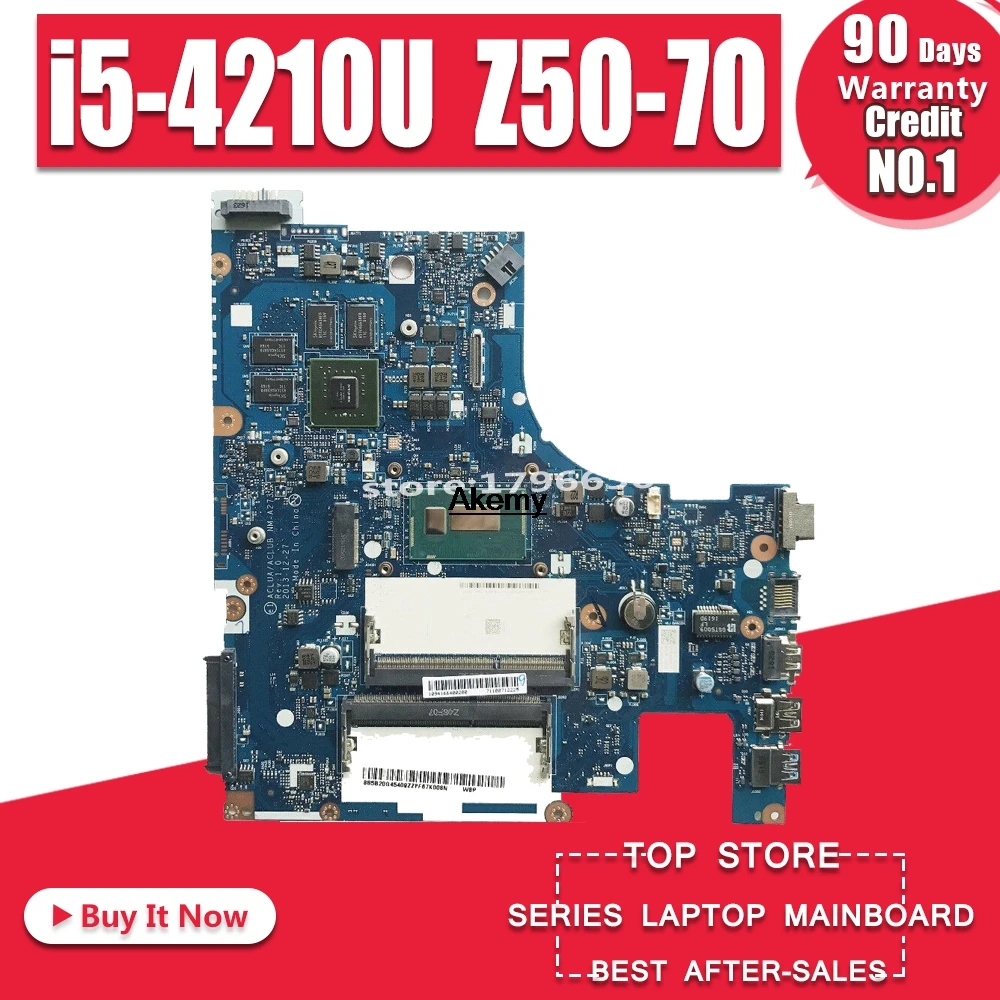 

ACLUA/ACLUB NM-A273 motherboard for Lenovo Z50-70 G50-70M notebook motherboard CPU i5-4210U GT840M 2G 100% test OK