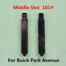 Нет. 101 Средний слот ключа для Buick Park Avenue флип плоский ключ, автомобиль пустой ключа [10 шт./лот]