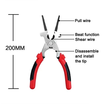 

Multi Purpose MIG Welding Pliers Pincers Insulated Handle Durable Accessories Hand Tool LO88