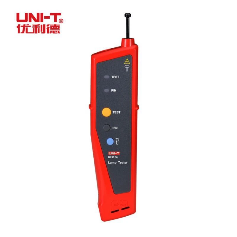 UNI T UT651A ручной тестер лампы детектор Светодиодный Флуоресцентный светильник W Flash