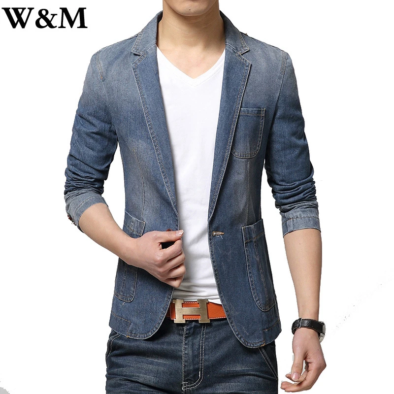 a & ] primavera nuevos hombres de vaqueros Blaser para hombre juego hombre Slim Fit chaqueta abrigos Blazer Masculino| blazer cute|blazer hoodiejacket blazer men - AliExpress