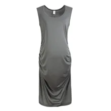 font b Maternity b font Dresses Temperament Round Neck Sleeveless font b Maternity b font