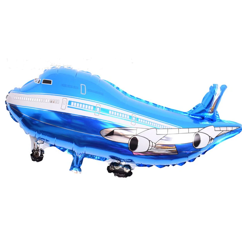 85*45 см Большой размер самолет мультфильм номер фольги надувная модель игрушки открытый самолет воздушный шар Вечеринка день рождения игрушки для детей