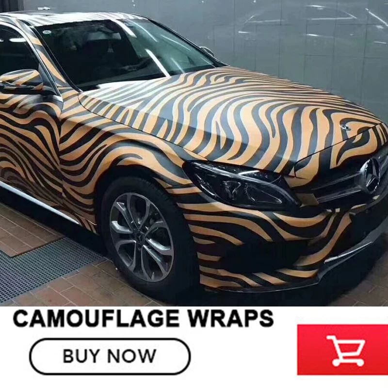 

stripe wave matte Camouflage Vinyl Film Wrap Foil With Air Bubble Free Adhesive Motorcycle Automobiles Car Sticker any zise