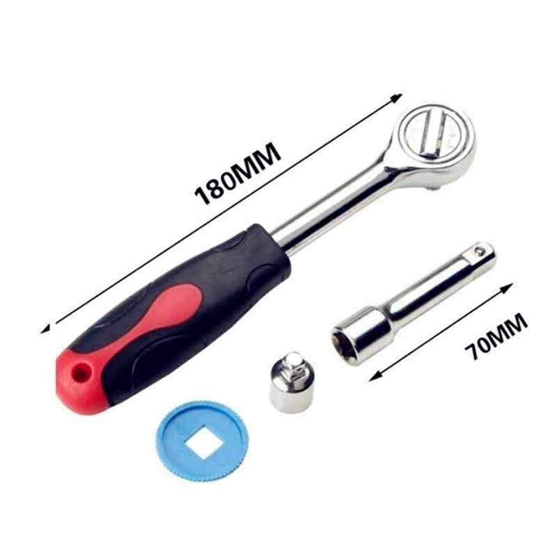 

40Pcs T Shape Car Repair Tool Socket Set Anti-Corrosion Ratchet Wrench Combination Tools For Auto Repair With Carrying Box Kit