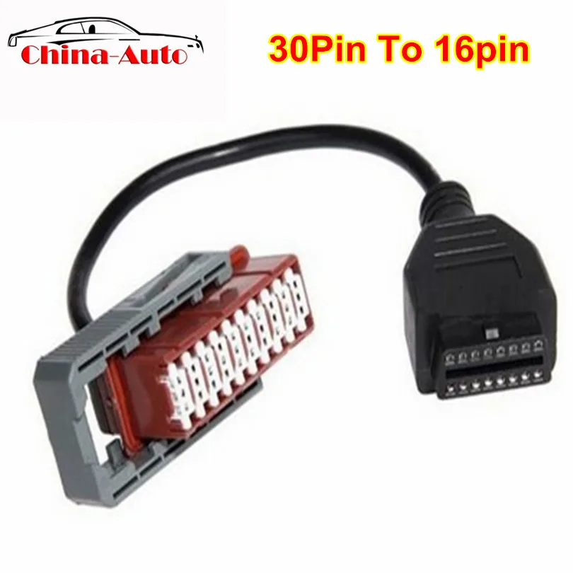 Лучшая цена PE--UGE-OT C--ITR--OEN 30 pin к 16 OBD2 Диагностический адаптер конвертер кабель |