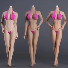 1/6 женская модель тела супер гибкий Бесшовный корпус из нержавеющей стали Скелет большая грудь для 1" Phicen Tbleague фигурка игрушка