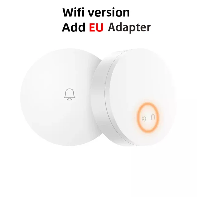 Xiaomi Mijia Linptech wifi самогенерирующий беспроводной дверной звонок работает с приложением Mijia функция интеллектуального управления памятью AC 110-240 В - Цвет: WiFi add EU Adapter