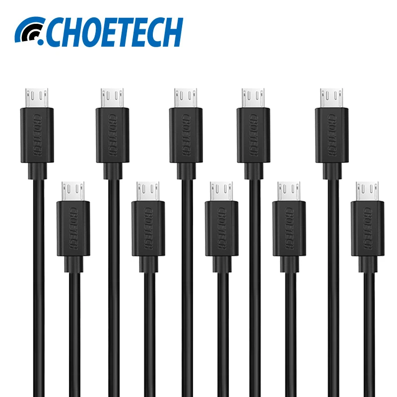 bilder für 10 Teile/los Micro Usb-kabel, CHOETECH 5 V 2.4A Micro USB 2.0 Daten Sync & Charging Handy Kabel 1 Mt für Android-Handy und Tablet bilder für 10 Teile/los Micro Usb-kabel, CHOETECH 5 V 2.4A Micro USB 2.0 Daten Sync & Charging Handy Kabel 1 Mt für Android-Handy und Tablet