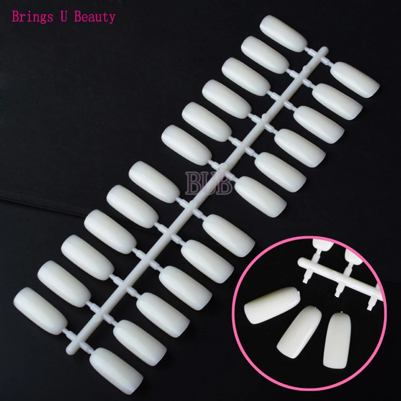 

120 pcs/lot Special Flat Back Nail Tips Excellent For Polish Gel Color Display Card Chart Book Nail Art Salon Accessory