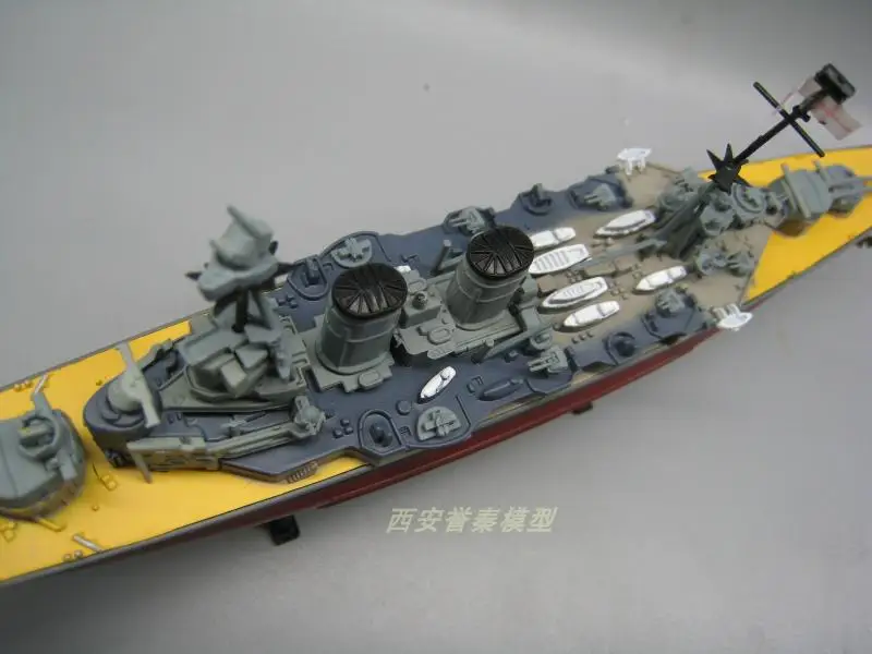 AMER 1/1000 масштаб военная модель игрушки Королевский Темно-Синий HMS капюшон Battlecruiser 1941 литье под давлением металлический военный корабль игрушка для коллекции