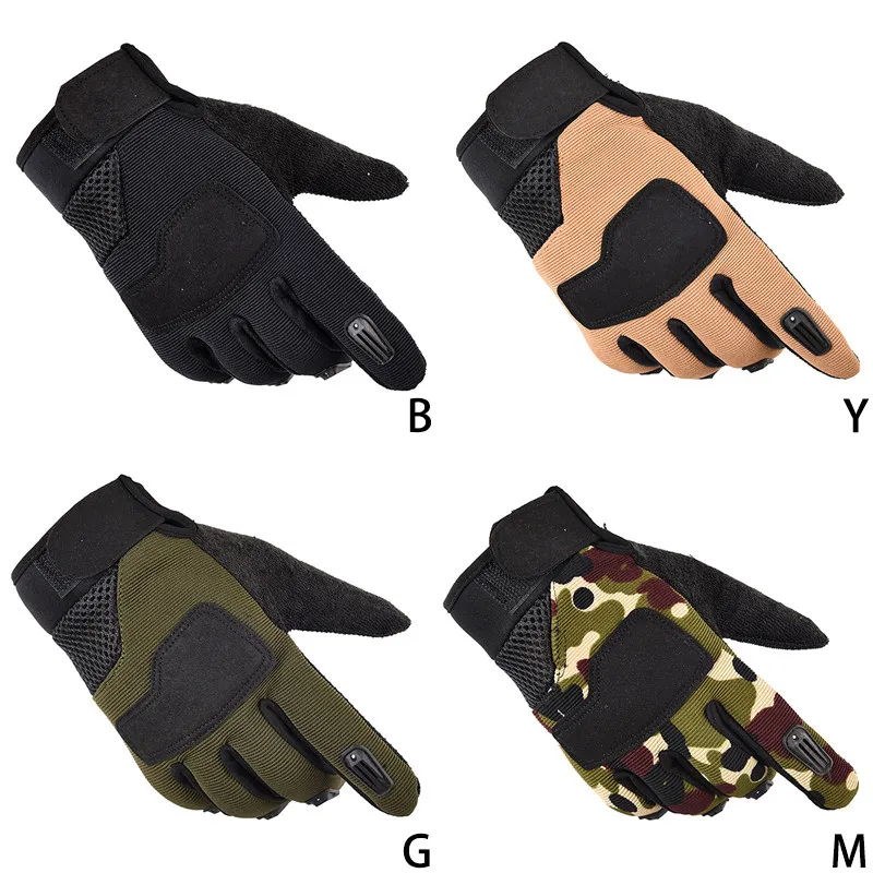 2 шт., уличные походные охотничьи военные тактические перчатки, спортивные тренировочные перчатки, перчатки для пешего туризма и велоспорта, перчатки на полный палец