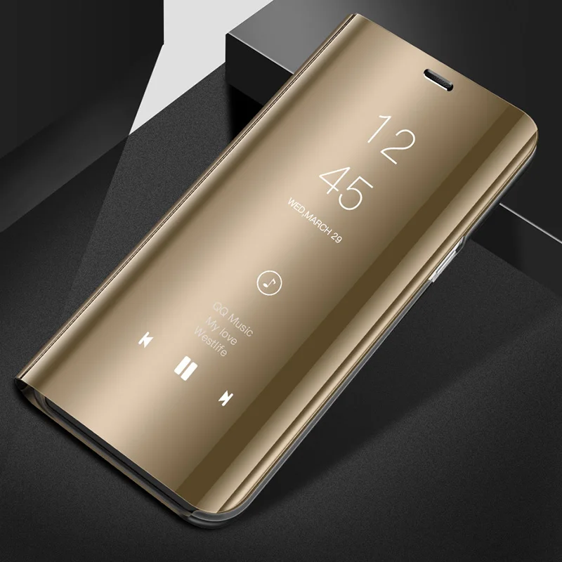 

Mirror Smart Case For Samsung A3 A5 A7 2017 A5 A7 Case Vintage Flip Stand Case For Samsung A8 A8 Plus A6 A6 Plus 2018 Coque