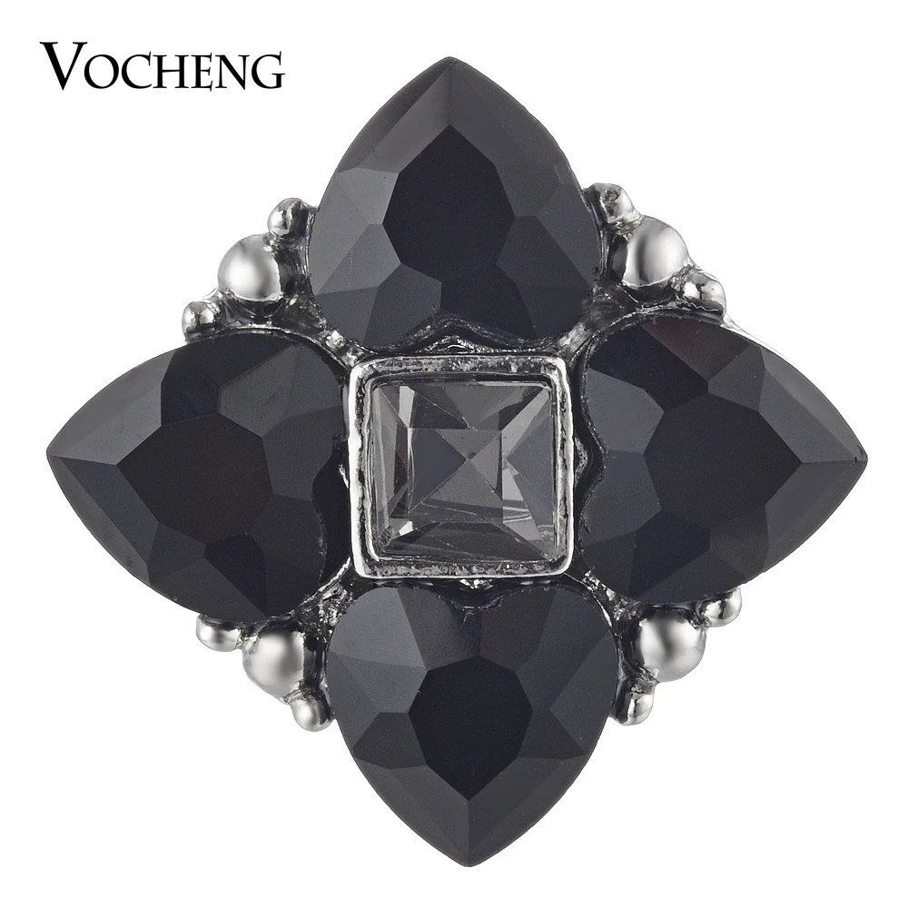 Vocheng имбирь кнопки 18 мм 3 цвета с кристаллами квадратный Форма Vn 1780|18mm button snaps|18mm