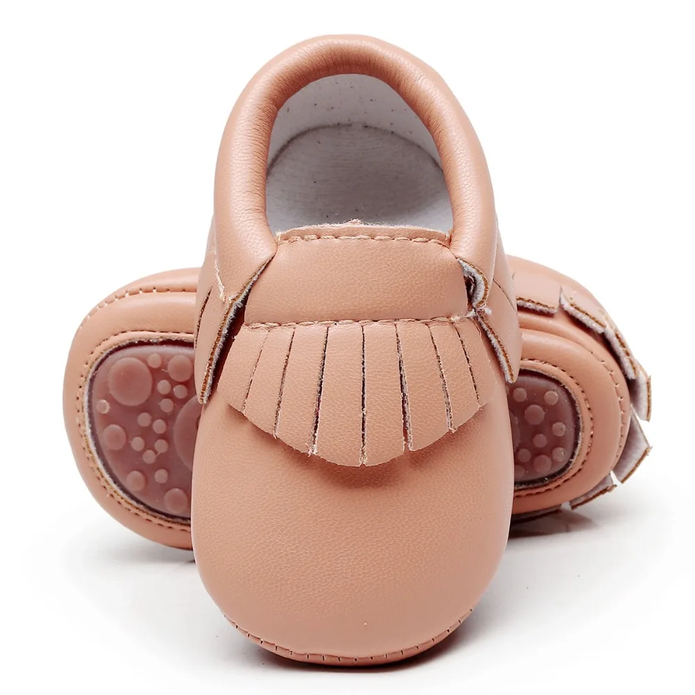 Цветочный принт жесткий подошва малыша мокасины из мягкой искусственной кожи бахрома детская обувь не скользит первые ходоки обувь для