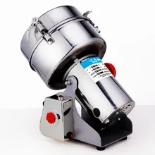 Кофемолки коммерческие 2000 г из нержавеющей стали Свинг медицина мельница порошок маленькая машина супер тонкий Нве