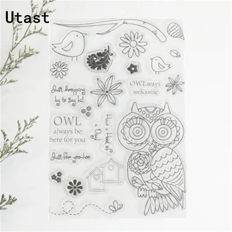 2018-Hot-1-PC-Owl-DIY-tamp-Clear-Stamp-Scrapbooking-Transparent-Silicone-Rubber-DIY-Photo-Album_副本