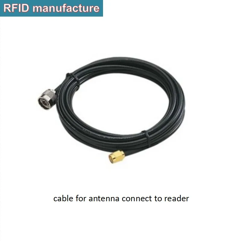 Кабель диаметром 6 м могут быть подключены к uhf rfid ридеру/TNC/N/SMA/MMCX и 12dbi антенна для