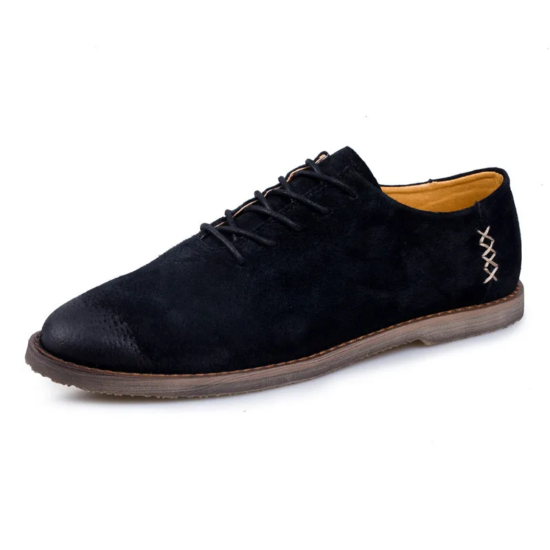 red khaki Britannique Occasionnels Respirant Chaussures Style Casual Hommes Vintage Black 8A6qwwCn